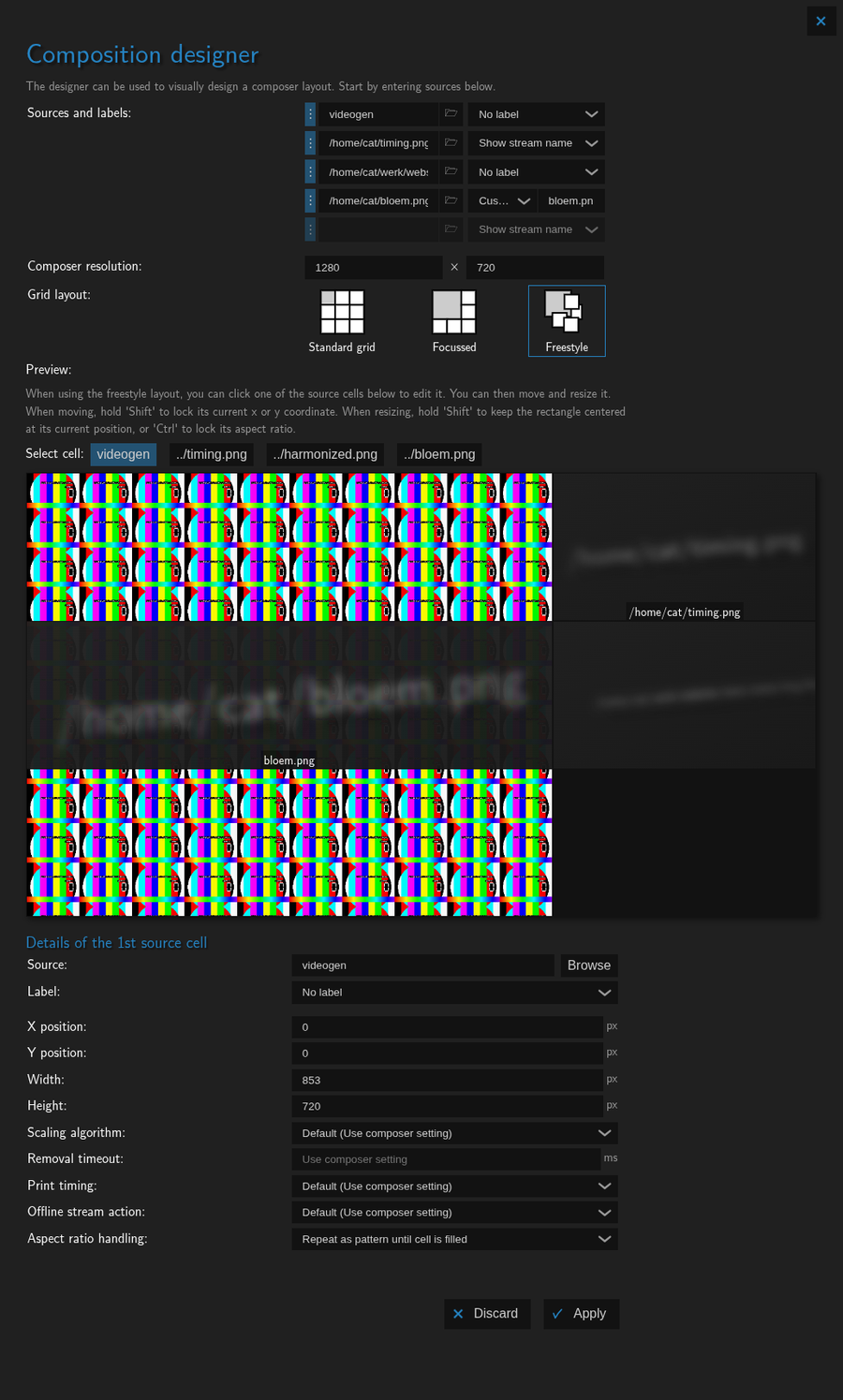 Composition designer
